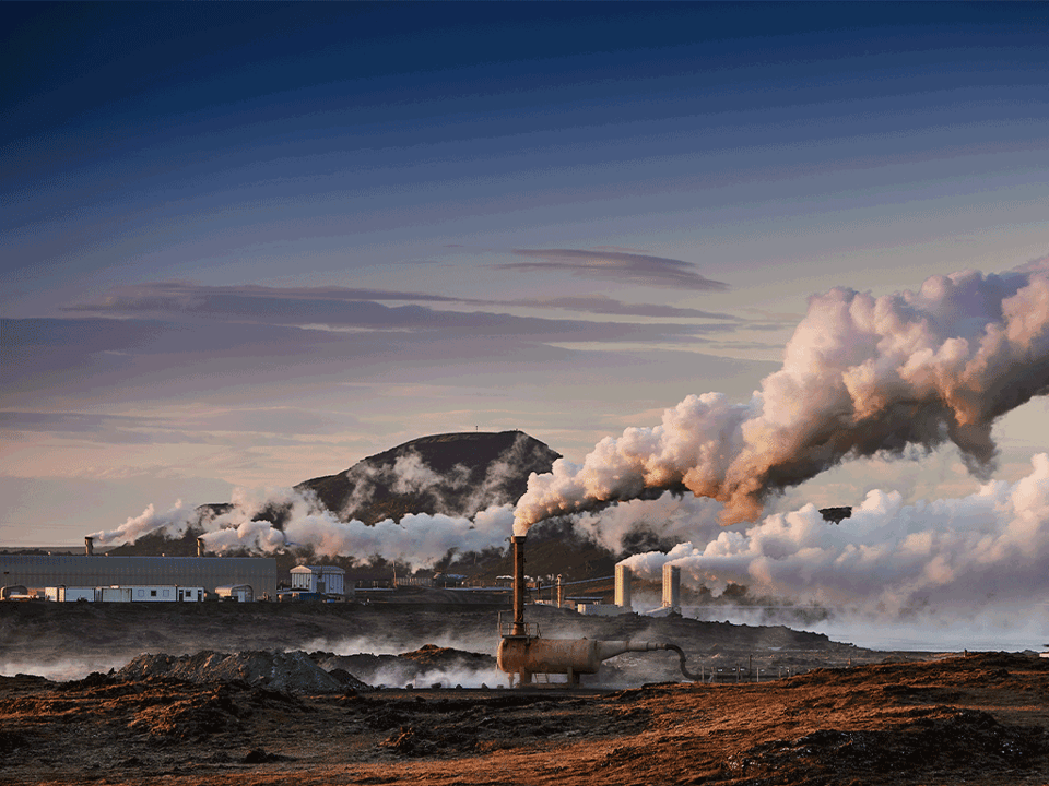 Geothermal energy plant